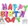 Фолиеви балони - Цветни букви HAPPY BIRTHDAY