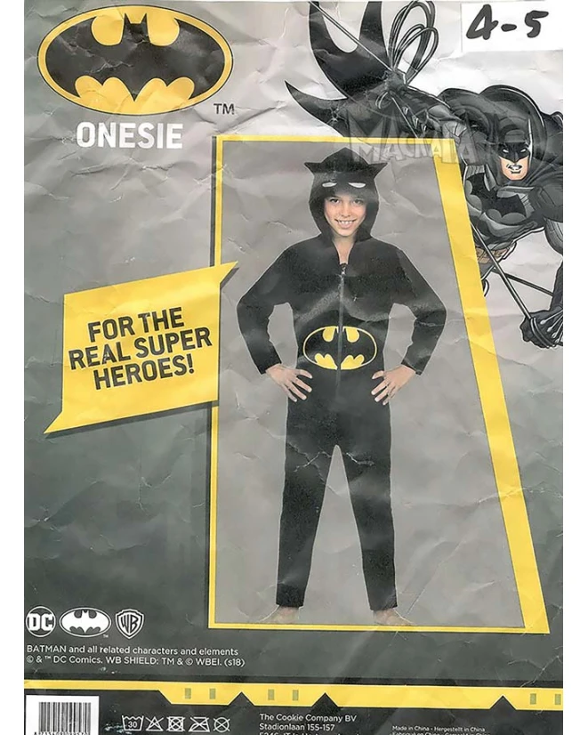 Детски класически DC костюм на Батман 