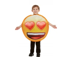 Детски костюм на емоджи - влюбено