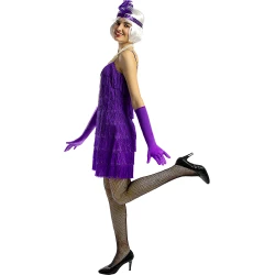 Виолетов флапър костюм – Purple Velvet Cabaret