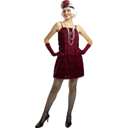 Бордо флапър костюм – Vintage Burlesque Queen
