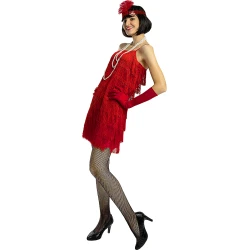 Червен флапър костюм – Scarlet Jazz Diva