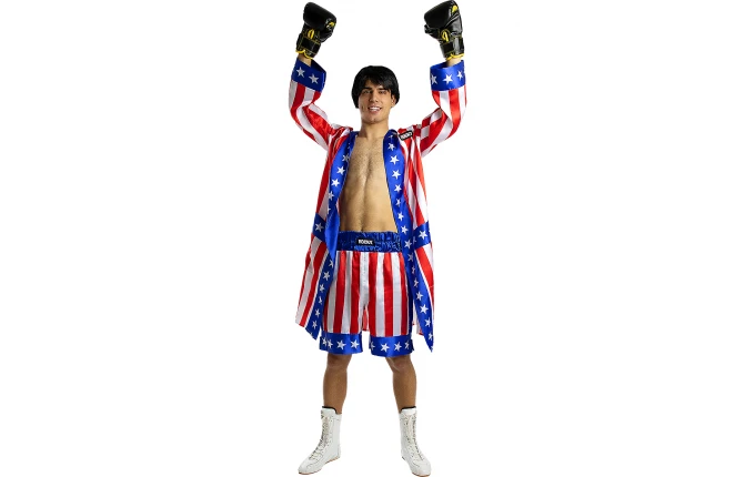 Боксьорски халат Роки Балбоа – карнавален костюм в стил Rocky | zabava
