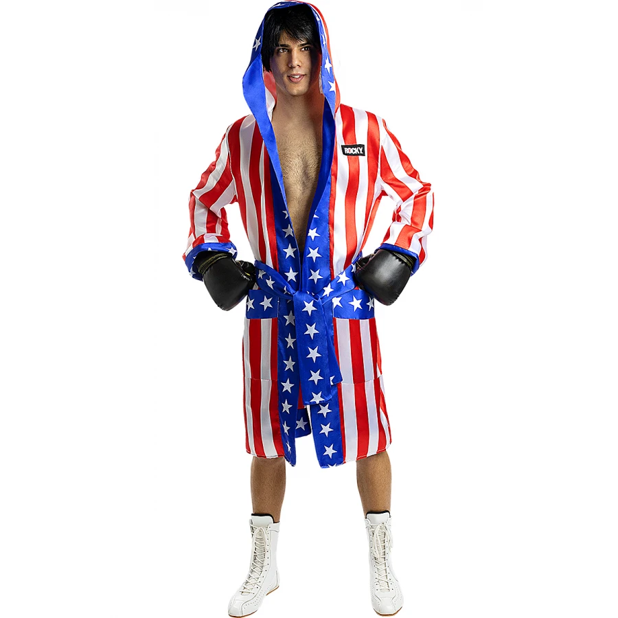 Боксьорски халат Роки Балбоа – карнавален костюм в стил Rocky | zabava