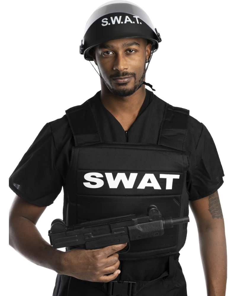 SWAT шлем за възрастни черен тактически аксесоар