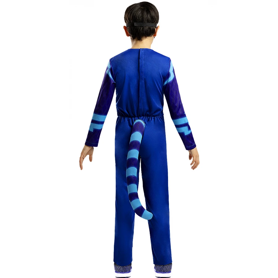 Детски костюм на Кетбой от PJ Masks – син гащеризон с маска и опашка | забава