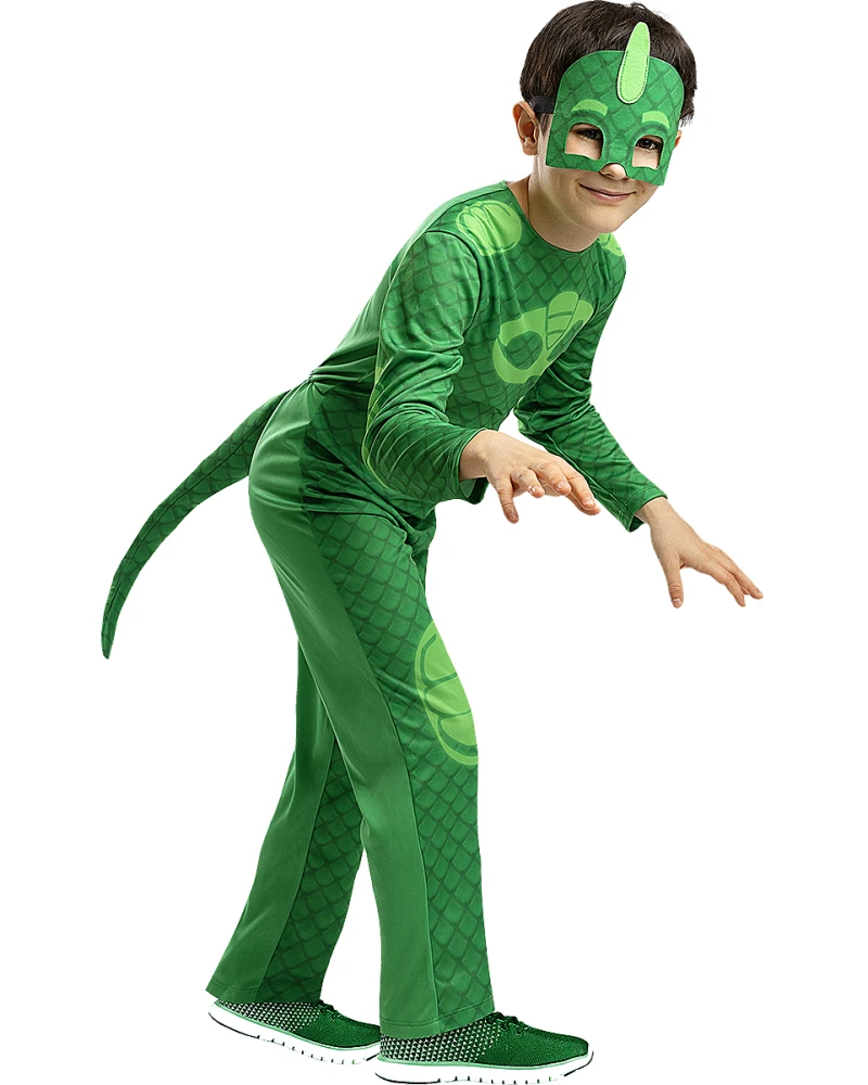 Детски костюм Геко PJ Masks гащеризон с маска
