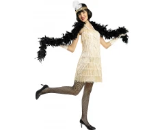 Златен флапър костюм – Great Gatsby Shine