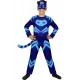 Детски двулицев костюм на Кетбой и Геко от PJ Masks – гащеризон с две маски и две опашки | забава