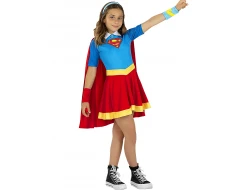 Костюм на Супергърл за момичета  супергероини от DC