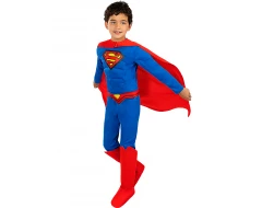 Детски костюм на Супермен със светещо лого