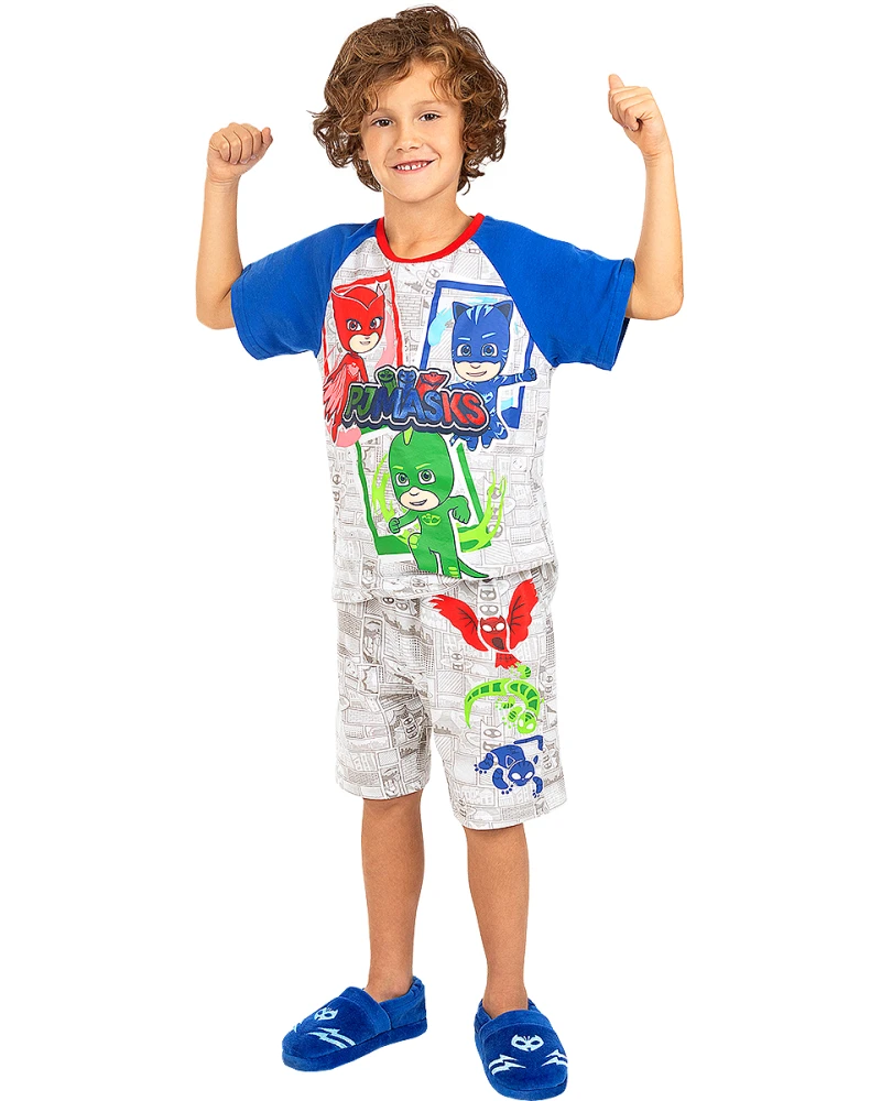 Къса детска пижама  PJ Masks
