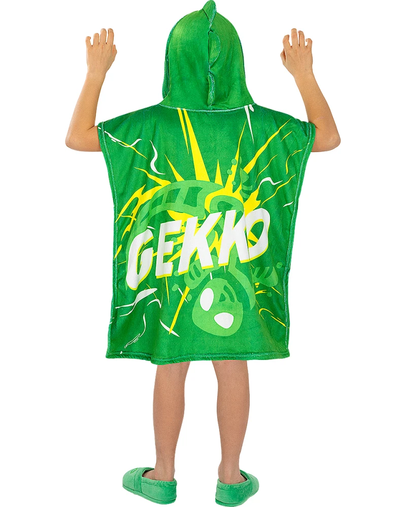 Хавлиено пончо на Геко за деца  PJ Masks