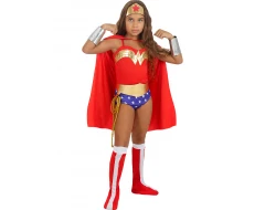 Детски класически костюм на Жената чудо