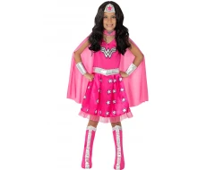 Детски розов костюм на Wonder Woman за момиче