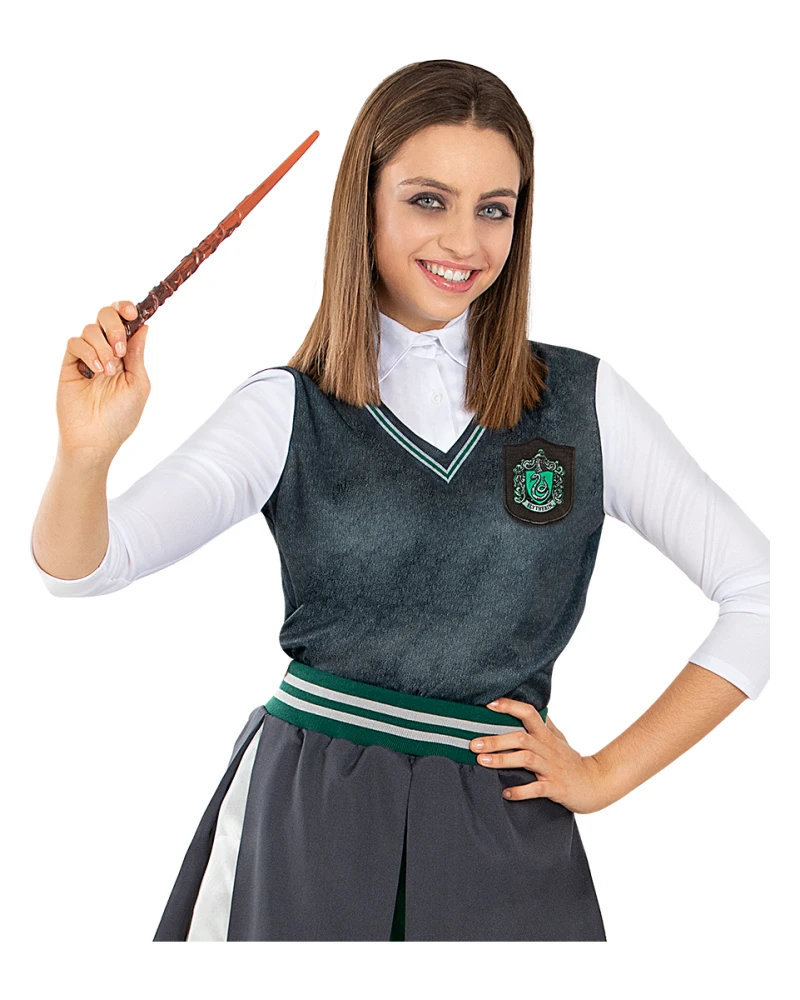 Дамска блуза Slytherin от Хари Потър в сиво-сребрист цвят с щампа