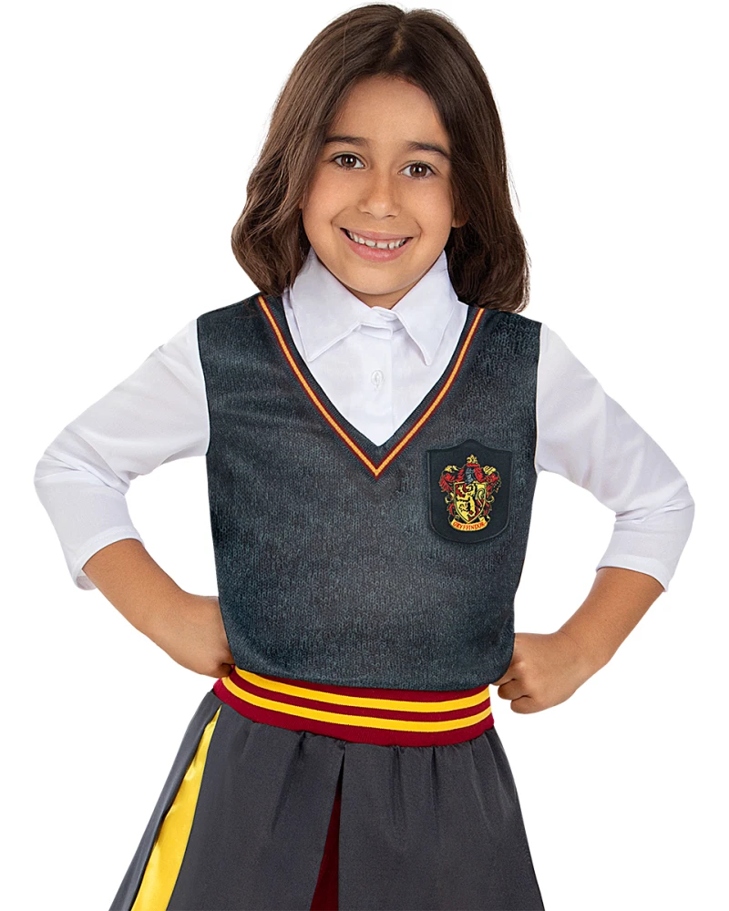 Детска блуза Gryffindor от Хари Потър за момиче в сиво-сребрист цвят
