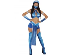 Дамски костюм на Китана/Kitana от Mortal Kombat