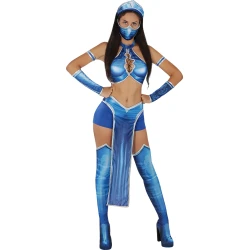 Дамски костюм на Китана/Kitana от Mortal Kombat
