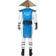 Мъжки костюм на Raiden от Mortal Kombat с блуза, панталон, шапка и колан