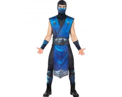 Костюм за мъже на Суб-Зиро/Sub-Zero от Mortal Kombat