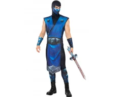 Костюм за мъже на Суб-Зиро/Sub-Zero от Mortal Kombat