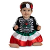 Бебешки костюм La Catrina рокля с лента за глава