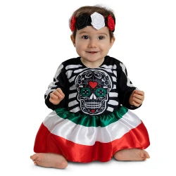 Бебешки костюм за момиче на Ла Катрина/La Catrina