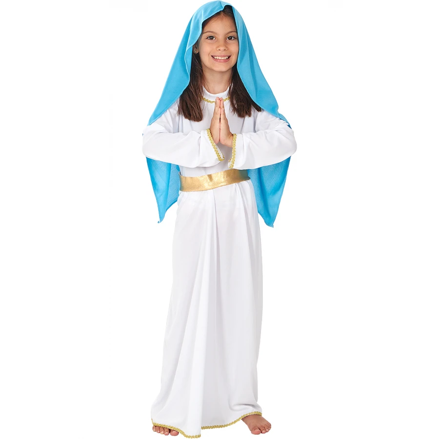 Костюм на Дева Мария за Коледа: Автентичен и елегантен за празничните тържества