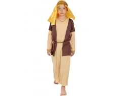 Костюм на Свети Йосиф за момче: Идеален за коледната ясла