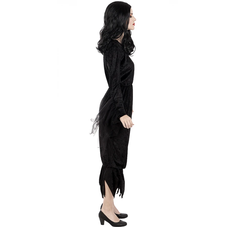 Перука Morticia Addams за жени - Семейство Addams