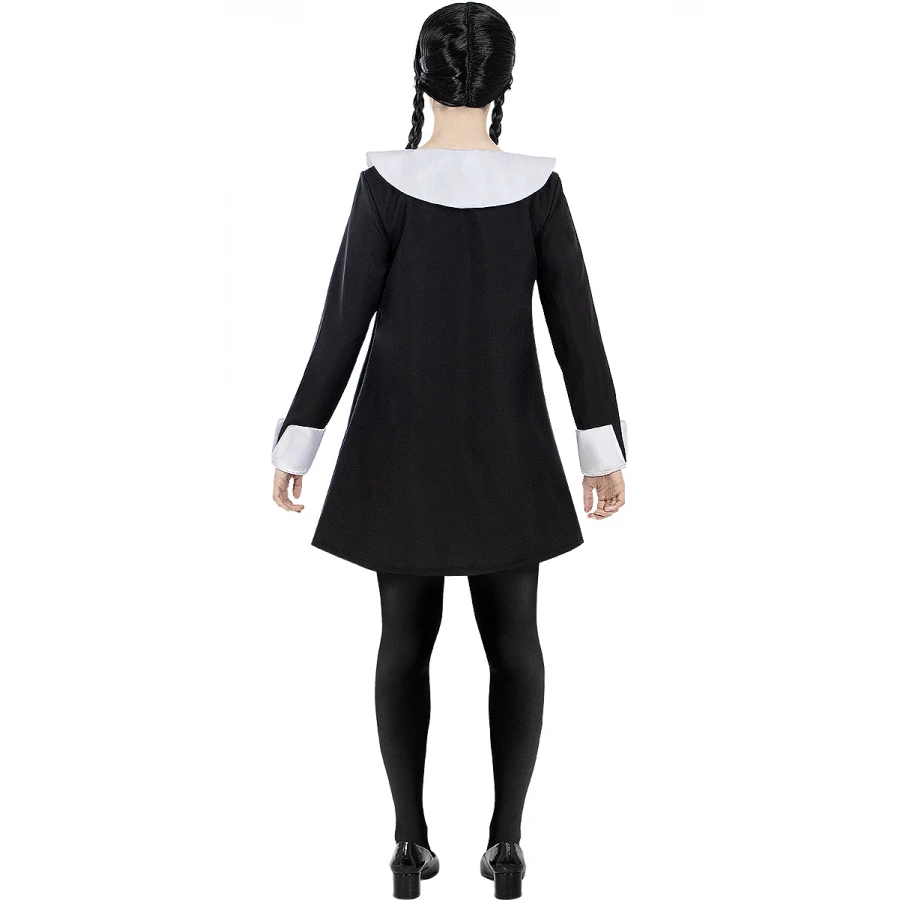 перука Wednesday Addams черна с плитки