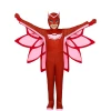 Детски светещ костюм на на Оулет от Pj Masks - гащеризон, крила, маски и ръкавици