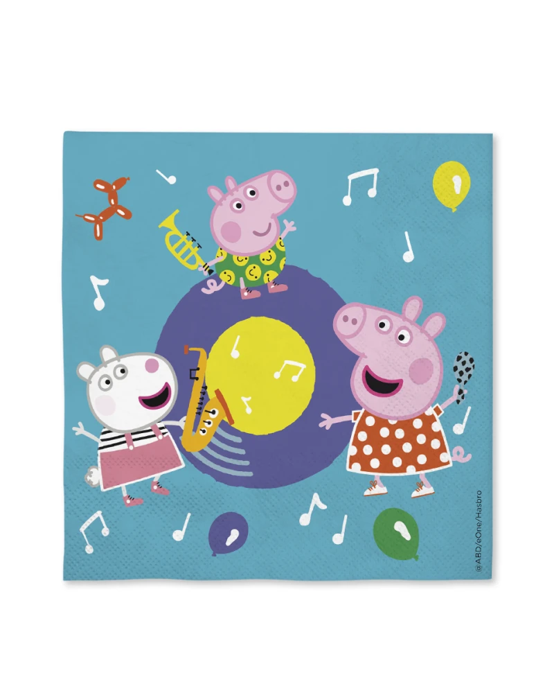 16 салфетки - Peppa Pig 33 x 33 см