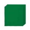 16 зелени салфетки 33x33 см - обикновени цветове