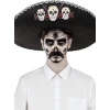 Мъжки комплект La Catrina с шапка пояс и мустаци за Хелоуин