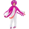 Детски костюм на октопод – бял гащеризон и шапка с очи и пипала | zabava