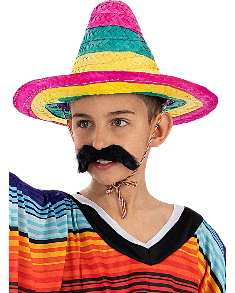 Многоцветно мексиканско сомбреро за деца