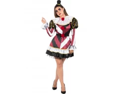 Дамски костюм на страшен клоун
