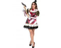 Дамски костюм на страшен клоун