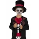 Детски костюм La Catrina Денят на мъртвите - гащеризон, палто и шапка