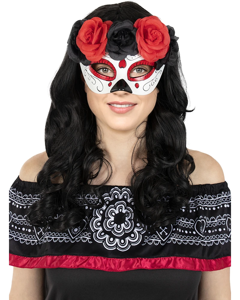 делукс маска за очи La Catrina декоративна