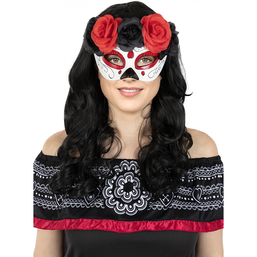 делукс маска за очи La Catrina декоративна
