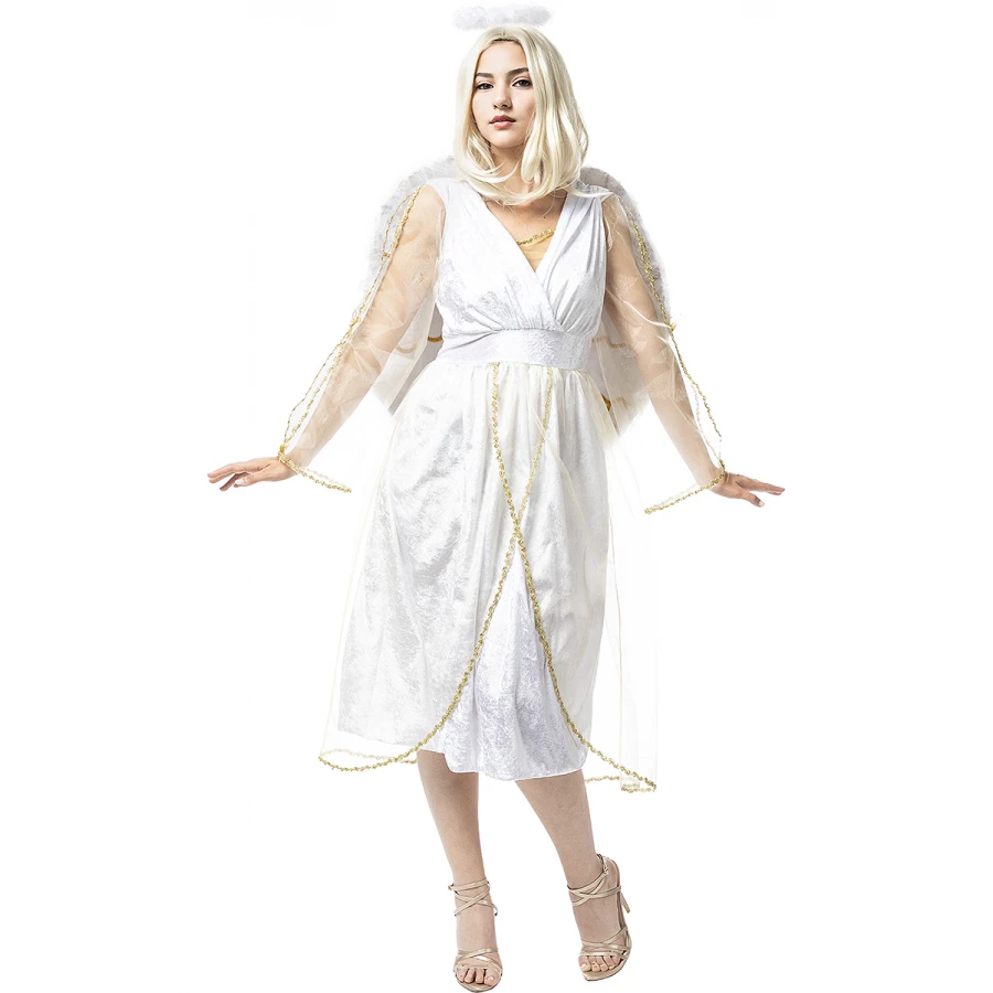 Бели и златни ангелски крила