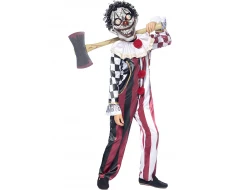 Детски страшен костюм на клоун 