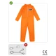 Детски оранжев костюм на затворник - гащеризон