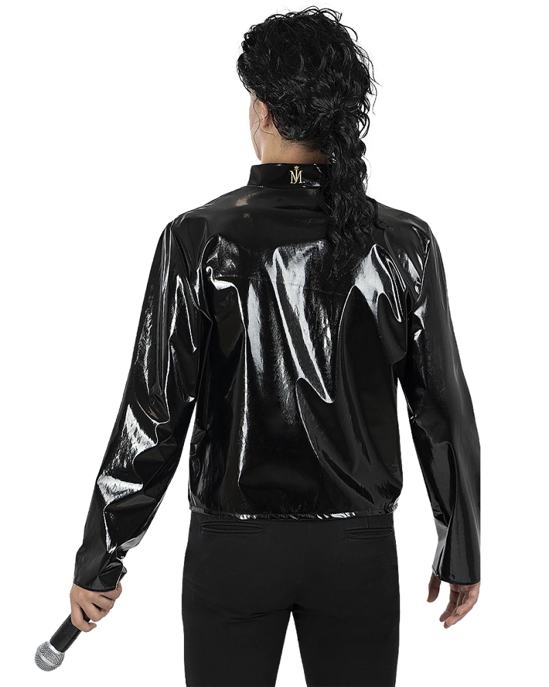 Черно военно яке Michael Jackson за възрастни с ефектен сценичен дизайн