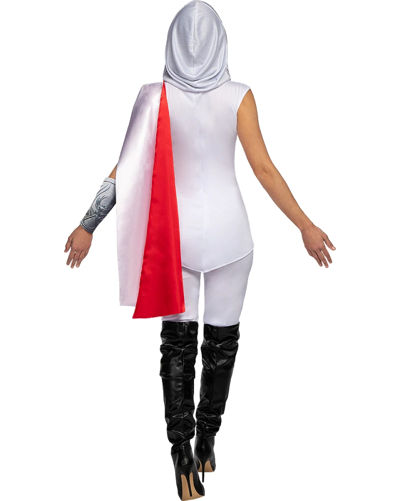 Дамски костюм Ezio Auditore Assassin’s Creed с качулка и наметало