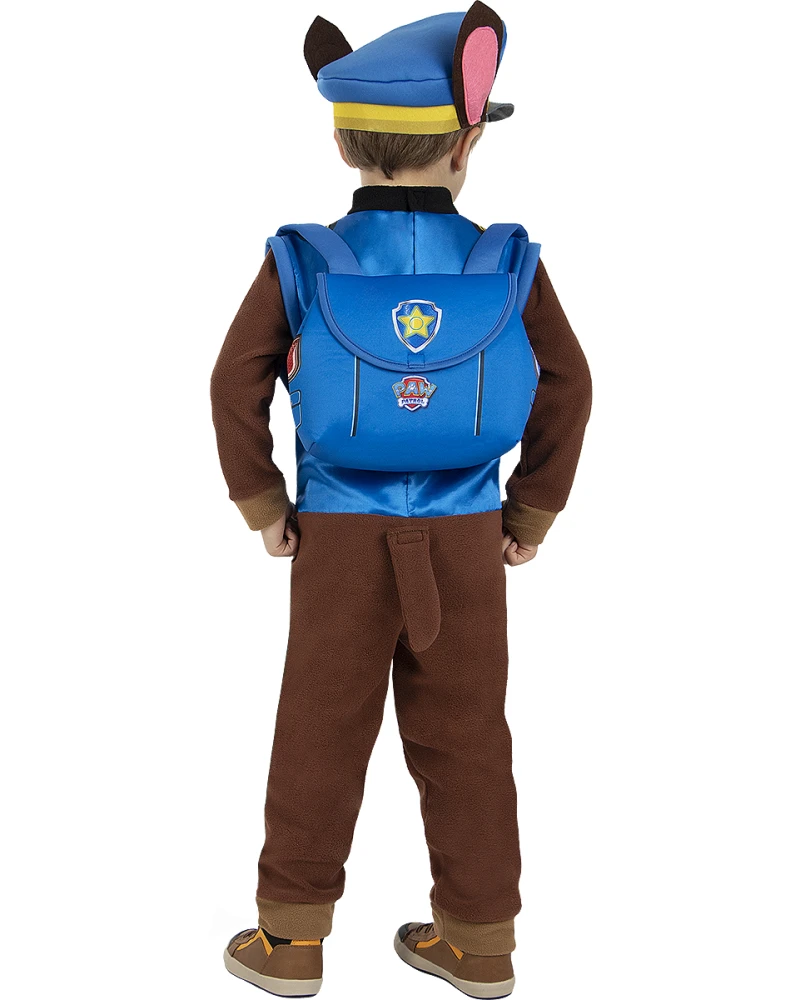 Детски костюм Чейс Paw Patrol - гащеризон с раница и шапка