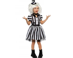 Костюм на Бийтълджус/Beetlejuice за момичета
